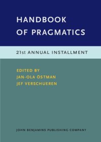 cover of the book Handbook of Pragmatics: 21st Annual Installment