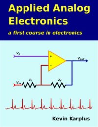 cover of the book Applied Analog Electronics: a first course in electronics