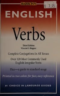 cover of the book English Verbs (120+ Irregular Verbs Fully Conjugated)