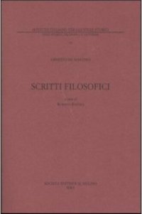 cover of the book Scritti filosofici