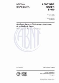 cover of the book [ABNT NBR ISO/IEC 31010:2012] Gestão de riscos — Técnicas para o processo de avaliação de riscos