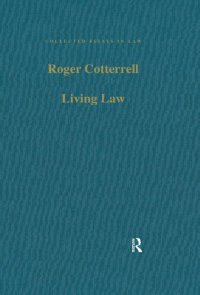 cover of the book Living Law: Studies in Legal and Social Theory