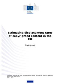 cover of the book Estimating displacement rates of copyrighted content in the EU