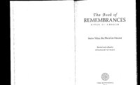 cover of the book BOOK OF REMEMBRANCES