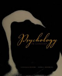 cover of the book Psychology in Context