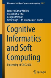 cover of the book Cognitive Informatics and Soft Computing: Proceeding of CISC 2020