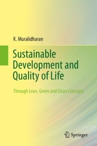 cover of the book Sustainable Development and Quality of Life: Through Lean, Green and Clean Concepts