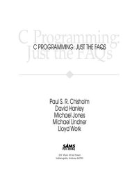 cover of the book C Programming Just the FAQs