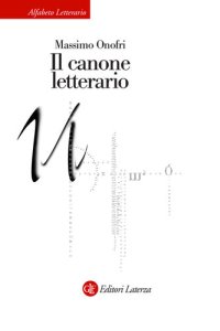 cover of the book Il canone letterario