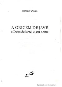 cover of the book O Origem de Javé. O Deus de Israel e Seu Nome - Coleção Nova Coleção Bíblica