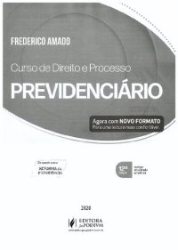 cover of the book CURSO DE DIREITO E PROCESSO PREVIDENCIARIO