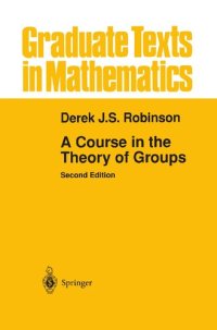 cover of the book A Course in the Theory of Groups