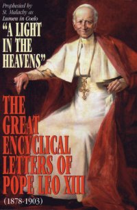 cover of the book A Light in the Heavens: Great Encyclical Letters Of Pope Leo XIII