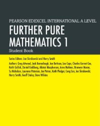 cover of the book Pearson Edexcel International A Level Mathematics Further Pure Mathematics 1 Student Book