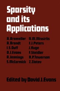 cover of the book Sparsity and its Application