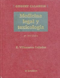 cover of the book Medicina legal y toxicología