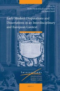 cover of the book Early Modern Disputations and Dissertations in an Interdisciplinary and European Context