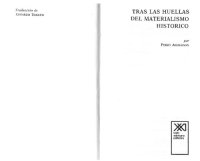 cover of the book Tras las huellas del materialismo historico