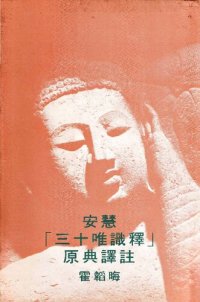 cover of the book 安慧三十唯識釋原典譯註