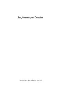 cover of the book Lust, Commerce, and Corruption: An Account of What I Have Seen and Heard, by an Edo Samurai