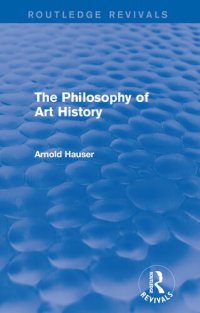 cover of the book The Philosophy of Art History