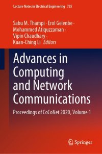 cover of the book Advances in Computing and Network Communications: Proceedings of CoCoNet 2020, Volume 1: 735 (Lecture Notes in Electrical Engineering, 735)