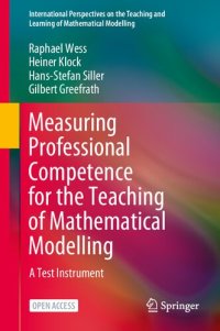 cover of the book Measuring Professional Competence for the Teaching of Mathematical Modelling: A Test Instrument