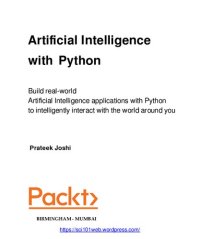 cover of the book Artificial Intelligence with Python