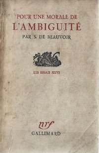 cover of the book Pour une morale de l'ambiguïté