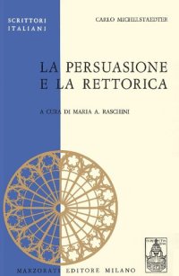 cover of the book La persuasione e la rettorica