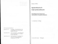 cover of the book Interventionstheorie : Grundzüge einer Theorie der Intervention in komplexe Systeme