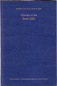 cover of the book Glossary to the Poetic Edda