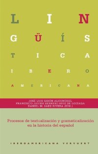 cover of the book Procesos de textualización y gramaticalización en la historia del español