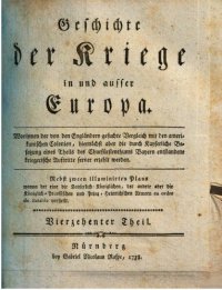 cover of the book Geschichte der Kriege in und ausser Europa