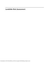 cover of the book Landslide Risk Assessment