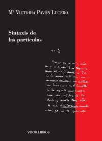 cover of the book Sintaxis de las partículas