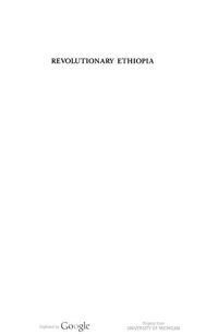 cover of the book Revolutionary Ethiopia : from Empire to people's republic