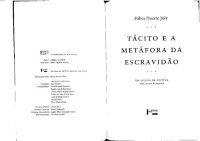 cover of the book Tácito e a Metáfora da Escravidão: Um Estudo de Cultura Política Romana