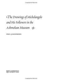 cover of the book The Drawings of Michelangelo and his Followers in the Ashmolean Museum