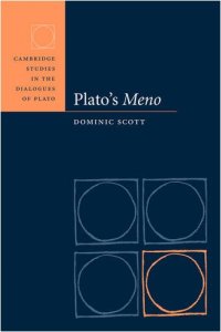 cover of the book Plato’s Meno