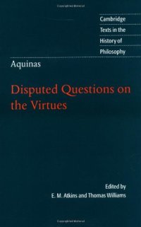 cover of the book Thomas Aquinas: Disputed Questions on the Virtues