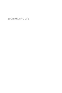 cover of the book Legitimating Life: Adoption in the Age of Globalization and Biotechnology