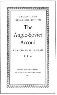 cover of the book Anglo Soviet Relations 1917-1921 Volume III: The Anglo Soviet Accord