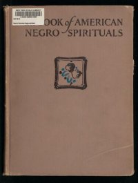 cover of the book The Book of American Negro Spirituals