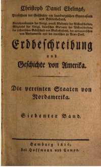 cover of the book Erdbeschreibung und Geschichte von Amerika. Die vereinten Staaten von Nordamerika