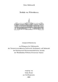 cover of the book Moduln von Wittvektoren