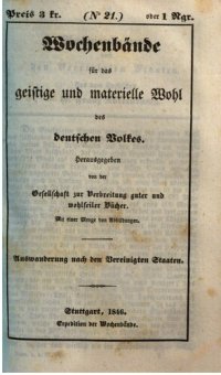 cover of the book Auswanderung nach den Vereinigten Staaten