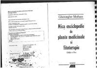 cover of the book Mică enciclopedie de plante medicinale şi fitoterapie