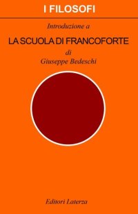 cover of the book Introduzione a la Scuola di Francoforte