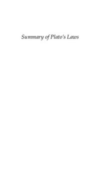 cover of the book Summary of Plato's Laws